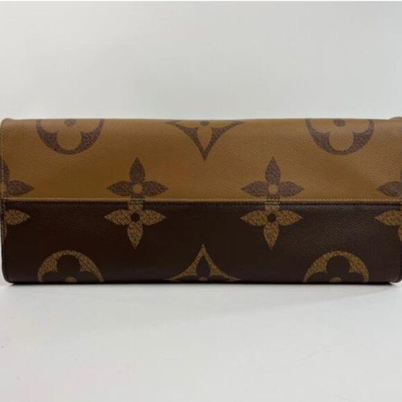 Louis Vuitton Limited Edition Giant Monogram Reverse Onthego GM Tote Shoulder Ha - Picture 7 of 13